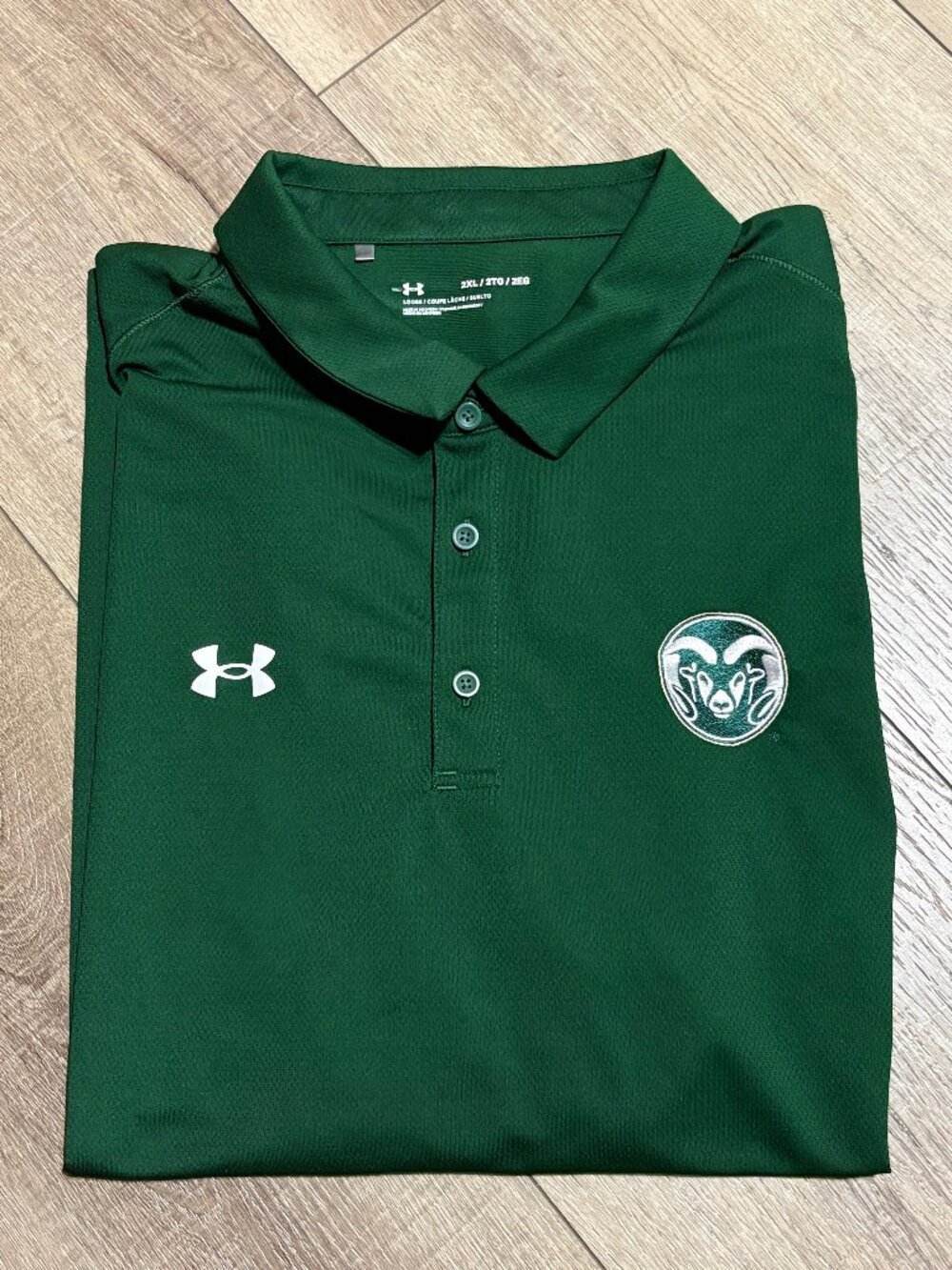 Under Armour Colorado State Rams Football Polo Men's Size XXL